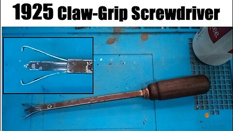1925 Screw Holding Screwdriver Review / Restoration - SJ Cox