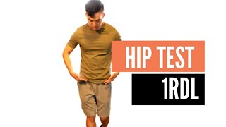 Hip muscle balance test - tips for the single leg Romanian deadlift
