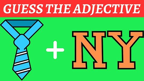 Guess the Adjective | EMOJI QUIZ | 15 Seconds Challenge