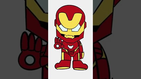 Drawing IRON MAN Cartoon!