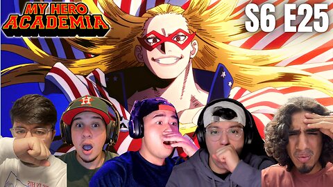 #1 USA HERO! | My Hero Academia Season 6 Episode 25 Reaction