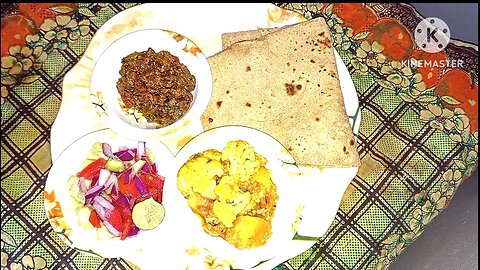 "Delicious Shahi Aloo Gobhi Recipe Desi Roti شاہی آلو گوبھی کا ذائقہ اور دیسی روٹی کے ساتھا