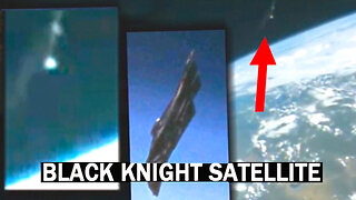 Caught on Tape 2023, UFO 2023, 'Black Knight Satellite' Filming By Nasa Near Space Shuttle