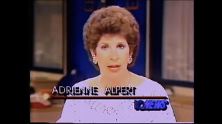 May 25, 1985 - Adrienne Alpert & Bill Griffith KGTV San Diego 11PM News Promos