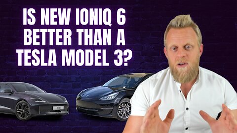 Sold out in 24 hrs! NEW Hyundai Ioniq 6 VS Tesla Model 3