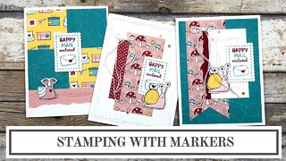 Stampin Up Snail Mail Card Ideas | Stamping with Markers