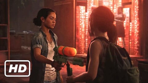 Last of Us: Ellie and Riley - Water Gun FIGHT (Left Behind DLC)