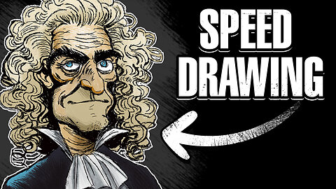 Drawing Isaac Newton - Time-Lapse