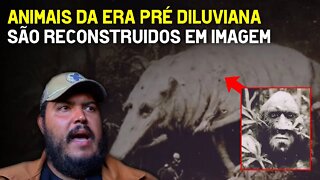 Animais da era pré diluviana são reconstruídos em imagem