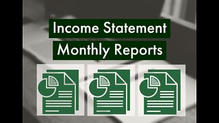 Reviewing Monthly Income Statements