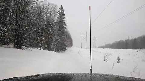 Solo snow wheeling Christmas day 2020