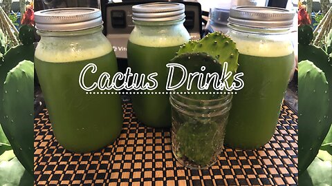 2 Types of Prickly Pear Cactus🌵 Drinks (with Orange🍊 & Aloe)