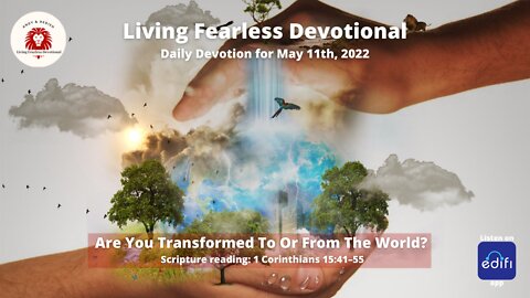 Are You Transformed To Or From The World?