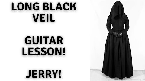 Jerry Garcia guitar lesson. Long Black Veil solo from The Pizza Tapes.