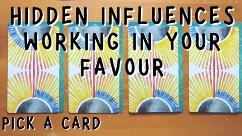 What is working in the BACKGROUND, FOR you? What's coming next? || PICK A CARD Tarot (Timeless)