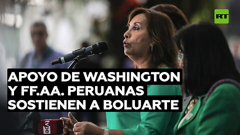 Analista: Apoyo de Washington y de las FF.AA. de Perú permiten a Boluarte mantener el poder