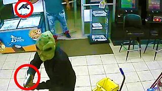 Armed Citizen Shoots 3 Robbers in a Houston Gas Station!!!