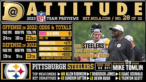 Pittsburgh Steelers 2023 NFL preview: Over or Under 9 wins?