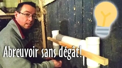 🐔 Un ABREUVOIR AUTOMATIQUE pour POULES et SANS DÉGÂT! #DIY #130