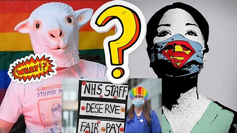 The Savage Sheep #1 NHS Staff protest against WEF!?