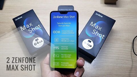 Comprei 2 Zenfone max short c 64GB cada UNBOXING