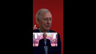 Mitch McConnell freezes up for a second time
