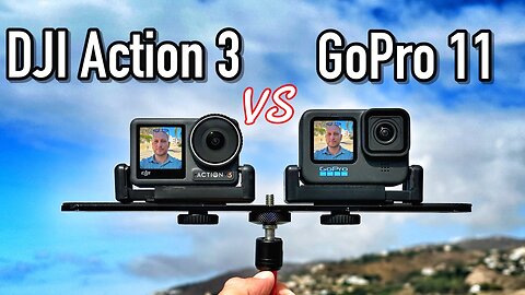 GoPro 11 VS DJI Osmo Action 3 Camera Comparison!