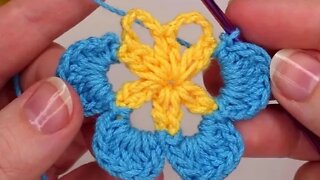 How to crochet flower short tutorial free written pattern in description