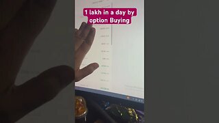 How to make 1 lakh in a day by #optionbuying #renko #drduniverse