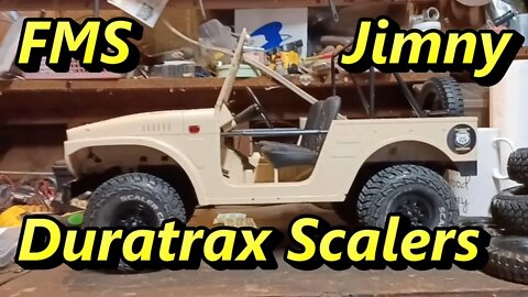 FMS 1/6 scale Suzuki Jimny ( Part4) Duratrax Scaler tires