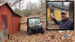 Kentucky Sunday farm vlog! Fresh air, Polaris XP900, wormy poplar hardwood & more!