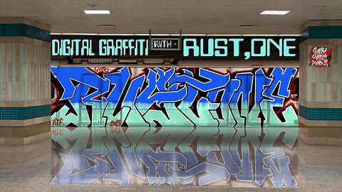 Digital Graffiti with Rust 1 (procreate app)