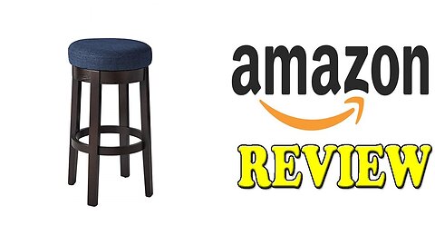 Ravenna Home Barstool Swivel Midnight Review