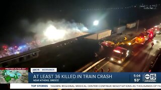 Greece train collision: At least 36 dead, 80+ injured