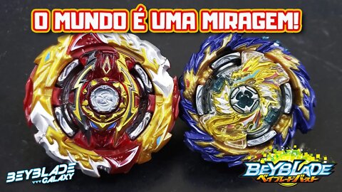 WORLD SPRIGGAN .U' 2B vs MIRAGE FAFNIR .Nt 2S - Beyblade Burst ベイブレードバースト