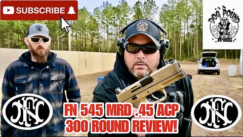 FN 545 MRD FDE .45 ACP 300 ROUND REVIEW!