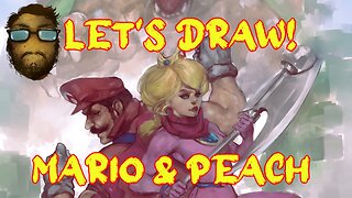 Mario and Peach Livestream Time Elapse