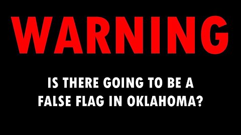 Remember The Oklahoma Bombing? We Know It Was a False Flag At This Point. Like Many Others.