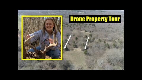 Southern Illinois 101 acre property drone tour, land investing & land management visioning