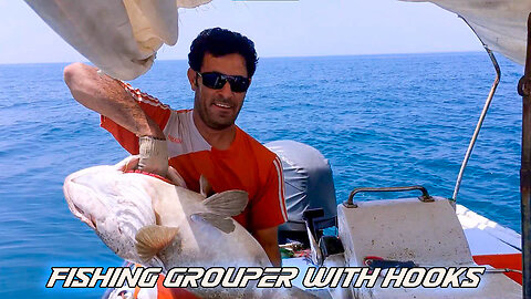 fishing grouper with hooks