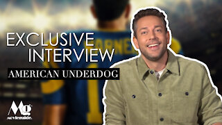 Zachary Levi Talks About Putting Kurt Warner's Faith on Display in American Underdog!