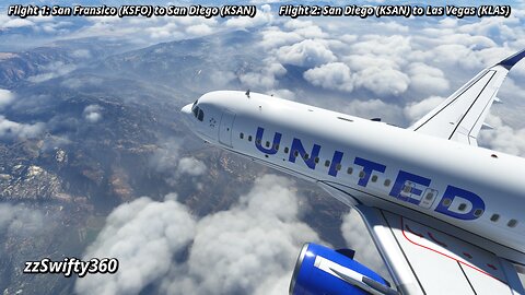 Flight Sim Sunday - San Fransico (KSFO) to San Diego (KSAN) to Las Vegas (KLAS) ep011