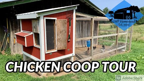 Chicken Coop for a Small Flock | Chicken Coop Tour with Tips & Tricks