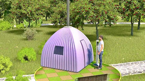 Social Shelters - Free Overnight Homeless Community Housing Concept