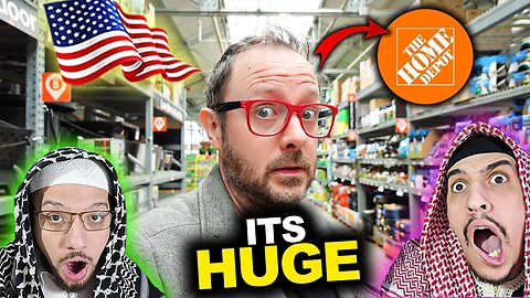 Arab Muslim Brothers Reaction To US Culture Shock: A Brit's First Visit to The Home Depot