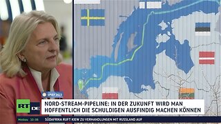 Kneissl zu Nord-Stream: “In der Zukunft wird man hoffentlich die Schuldigen ausfindig machen können”