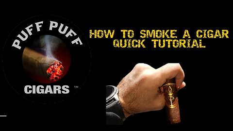 How to smoke a cigar