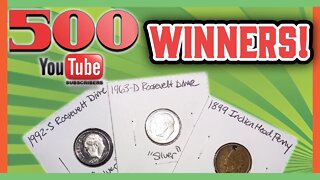 500 SUBSCRIBER GIVEAWAY WINNERS!!