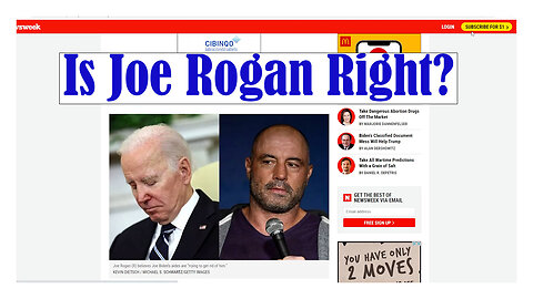Joe Rogan Not Sure If Joe Biden's Aides Are Setting Him Up - Is This An Inside Job Or Incompetence?