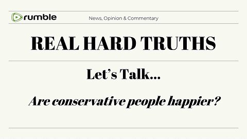 Are conservative people happier ?